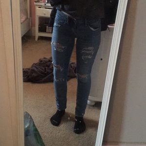 American Eagle ripped jeans